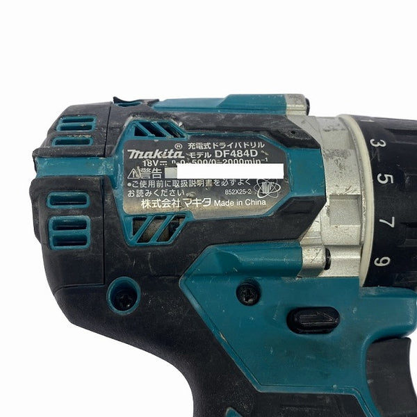 ☆中古品☆makita マキタ 18V 充電式ドライバドリル DF484DZ 本体のみ - 10
