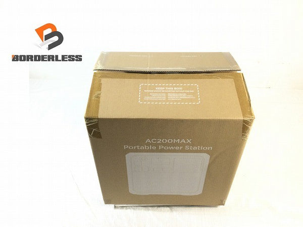 ☆未使用品☆BLUETTI ブルーティー ポータブル電源 AC200MAX 大容量 2048Wh/2200W 高出力 容量拡張機能 防災グッズ キャンプ119010 - 1