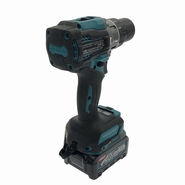 ☆比較的綺麗☆makita マキタ 40Vmax 充電式震動ドライバドリル HP001GRDX 青 バッテリ2個(2.5Ah) 充電器 ケース付 コードレス120048 - 6