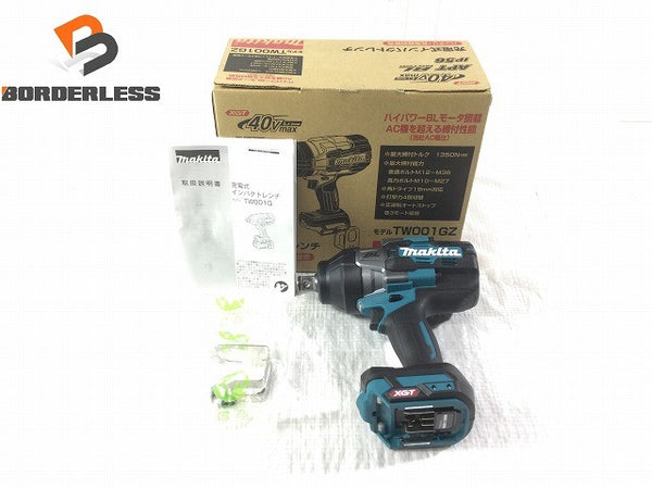 ☆未使用品☆makita マキタ 40Vmax 充電式インパクトレンチ TW001GZ 本体のみ コードレス バッテリー式128011 - 1