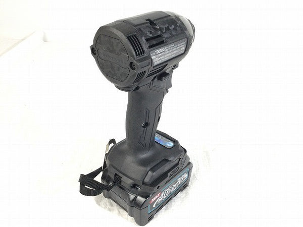 ☆未使用品☆makita マキタ 40Vmax 充電式インパクトドライバー TD002GRDXB 黒/ブラック バッテリ2個(2.5Ah) 充電器 ケース135561 - 5