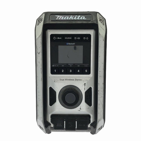 ☆中古品☆ makita マキタ 10.8V~18V 充電式ラジオ MR113 黒/ブラック 本体のみ 現場ラジオ 作業ラジオ ポータブルラジオ - 5