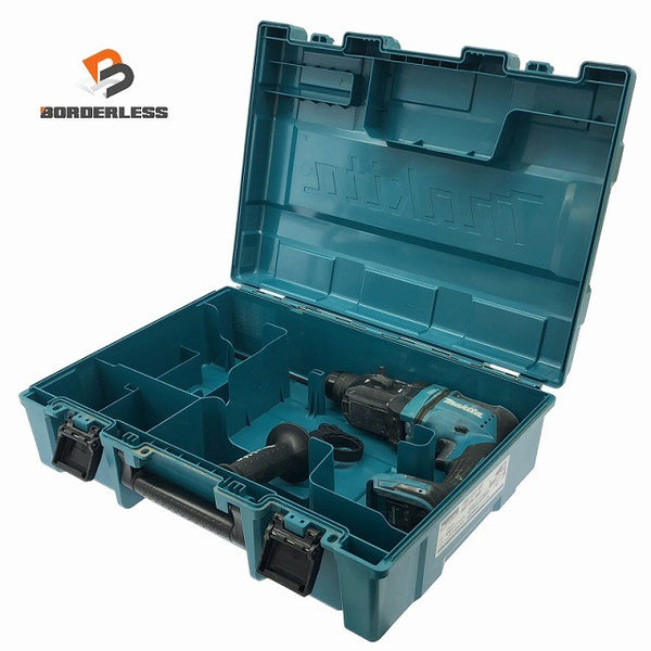☆中古品☆makita マキタ 18V 18mm 充電式ハンマドリル HR182D 本体＋ケース付 コードレス ハンマードリル 穴あけ 穿孔133921 - 1
