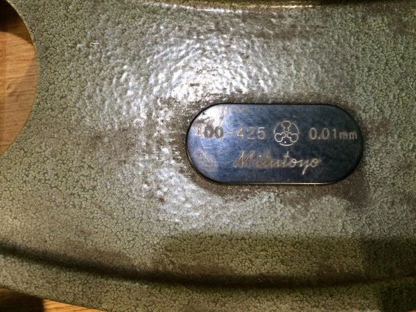 ☆中古品3点セット☆MITUTOYO ミツトヨ 外側マイクロメーター 375-400mm 400-425mm 425-450mm 測定工具131470 - 4
