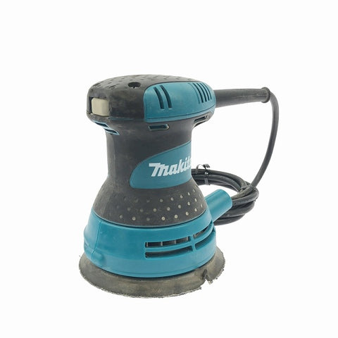 ☆中古品☆makita マキタ 100V 125mm ランダムオービットサンダ BO5030 本体のみ 研磨 研削 大工道具 サンダー - 0