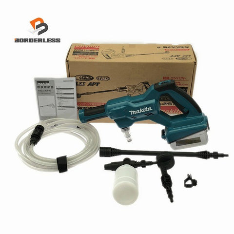 ☆極美品☆makita マキタ 18V 充電式洗浄機 MHW180D 青/ブルー 本体+付属品 コードレス バッテリー式 洗車134995