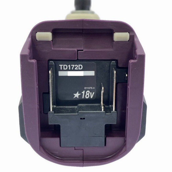 ☆未使用品☆makita マキタ 18V 充電式インパクトドライバー TD172DZAP 紫/オーセンティックパープル 本体のみ コードレス 116070 - 9