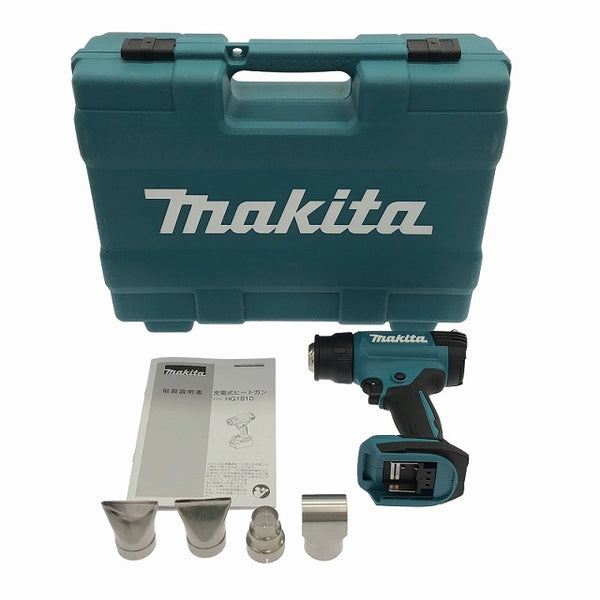 ☆美品☆makita マキタ 18V 充電式ヒートガン HG181DZK 本体+ケース アタッチメント ホットエアガン 設定温度 ～550度 - 3