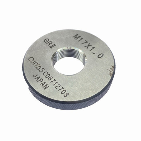 ☆美品☆OJIYAS オジヤ精機 ねじリングゲージ M17×1.0 GR2 ネジゲージ 基準器 検査114361 - 0