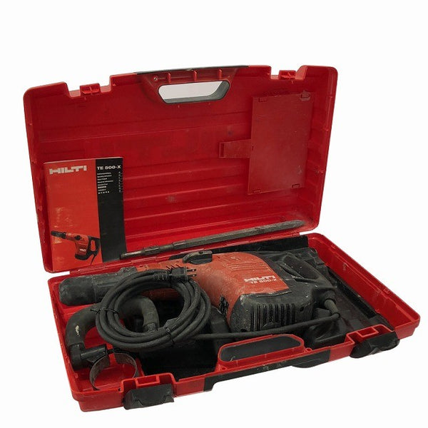 ☆中古品☆HILTI ヒルティ コンクリートブレーカー TE500-X 電動ハンマ ハツリ 斫り はつり チッパー133001 - 2