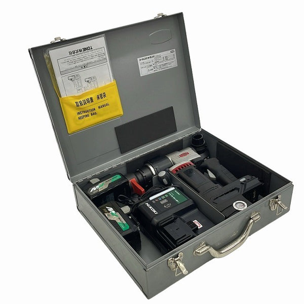 ☆中古美品☆ TONE トネ 36V コードレス建方1番 CKS250 シャーレンチ マルチボルトバッテリー2個+充電器+パーツ+ケース125704 - 2