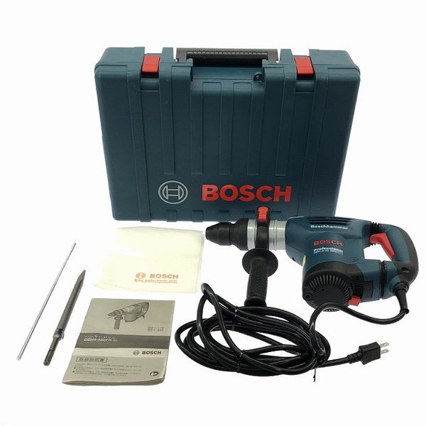 ☆美品☆BOSCH ボッシュ 100V GBH4-32DFR 付属品 ブルポイント(全長250mm) ケース付 ハツリ はつり機118777 - 3