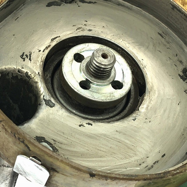 ☆中古品☆ HIKOKI ハイコーキ 100mm 電子ディスクグラインダ G10YE2 紅蓮 集じんカバー付き 電動工具 研磨 研削117740 - 7