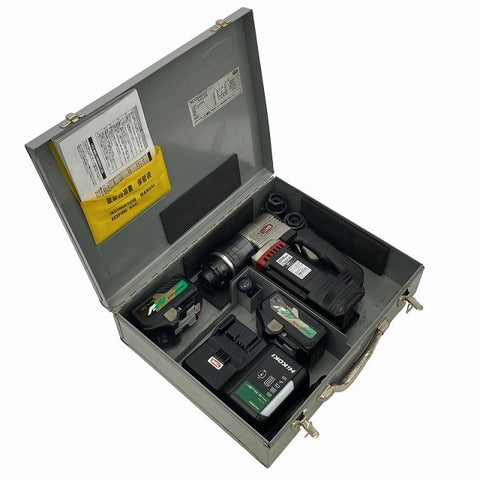 ☆中古品☆TONE トネ 36V コードレスシャーレンチ CSM220 マルチボルトバッテリー2個(BSL36B18)充電器 ケース付 充電式シャーレンチ128325 - 0