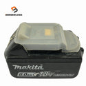 ☆中古品☆makita マキタ 18V 6.0Ah 純正リチウムイオンバッテリー BL1860B 急速 残量表示ボタン 蓄電池 雪/飛行機136904 - 1