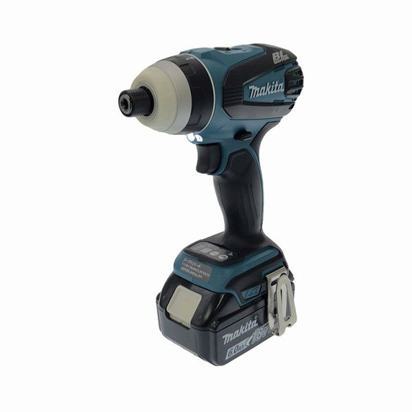 ☆未使用品☆ makita マキタ 18V 4モードインパクトドライバー TP141DRGX 青/ブルー バッテリー2個(6.0Ah)充電器 ケース付133504 - 4
