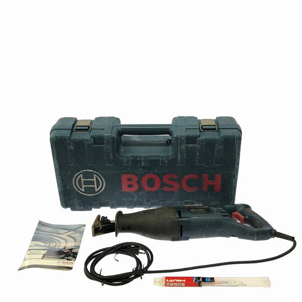 ☆中古品☆BOSCH ボッシュ 100V セーバーソー GSA1100E 替刃3枚(未使用)付き ケース付 コード式 - 3