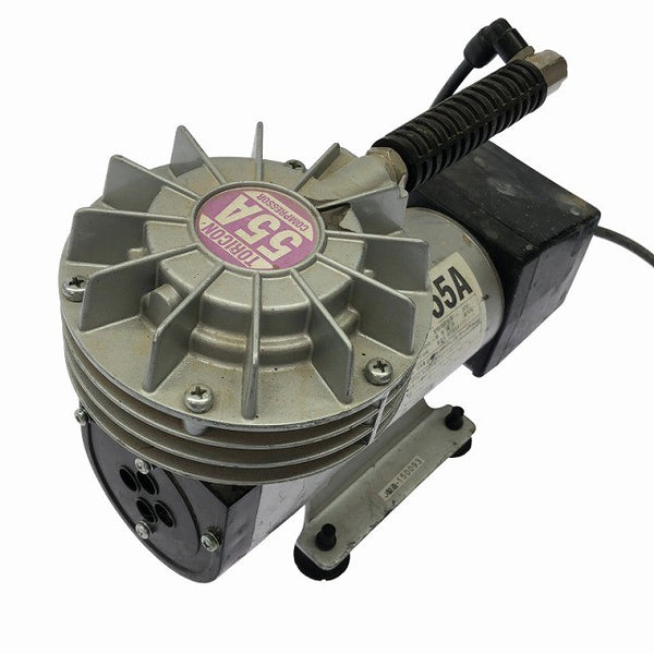 ☆中古品☆TORICON トリコン 100V リアルコンプレッサー NO.55A 塗装 補修作業 スプレーガン エアブラシ 小型 軽量 電動工具134968 - 2