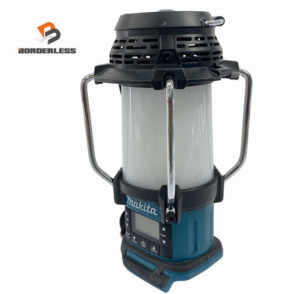 ☆中古品☆ makita マキタ 14.4V/18V 充電式ランタン付ラジオ MR054 本体のみ コードレス ライト付ラジオ キャンプ アウトドア 防災130414 - 1