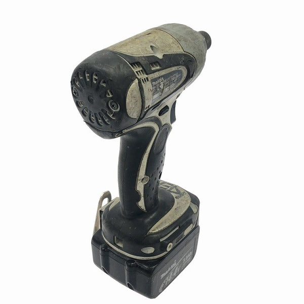 ☆中古品☆makita マキタ 14.4V 充電式インパクトドライバー TD131D バッテリ1個(14V 3.0Ah)充電器付き コードレス 締め付け120306 - 4