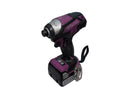 ☆中古品☆HITACHI 日立 14.4V コードレスインパクトドライバ WH14DKL 充電器+バッテリ2個 14.4V 3.0AH ケース134749 - 2