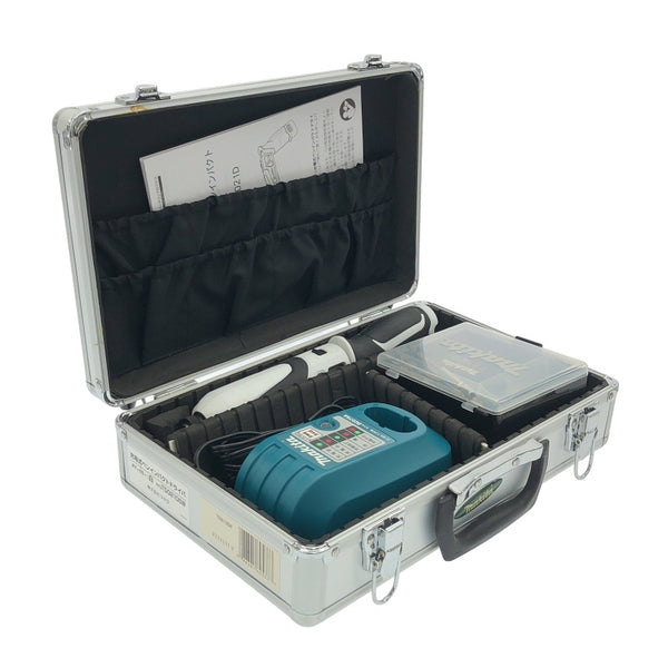 ☆中古美品※バッテリ無し☆makita マキタ 7.2V 充電式ペンインパクトドライバー TD021D 充電器 ビット ケース付 コードレス118617 - 2