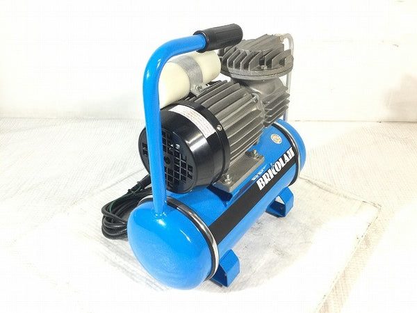 ☆比較的綺麗☆TASCO タスコ BRICOLAIR 100V オイルレス エアコンプレッサー L-7107-MA ホース＋ガン複数付 ミニコンプレッサー130004 - 2