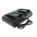 ☆比較的綺麗☆makita マキタ 14.4V/18V用 2口急速充電器 DC18RD バッテリー2個(18V 6.0Ah) 二口急速充電器 二口充電器 114365 - 5