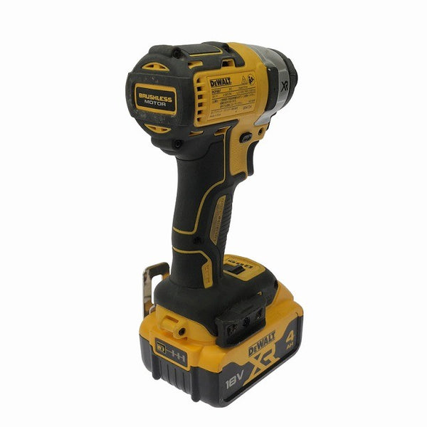 ☆中古品☆DEWALT デウォルト 18V コードレスインパクトドライバー DCF887M2 バッテリ2個(4.0Ah) 充電器 ケース付 充電式129034 - 6