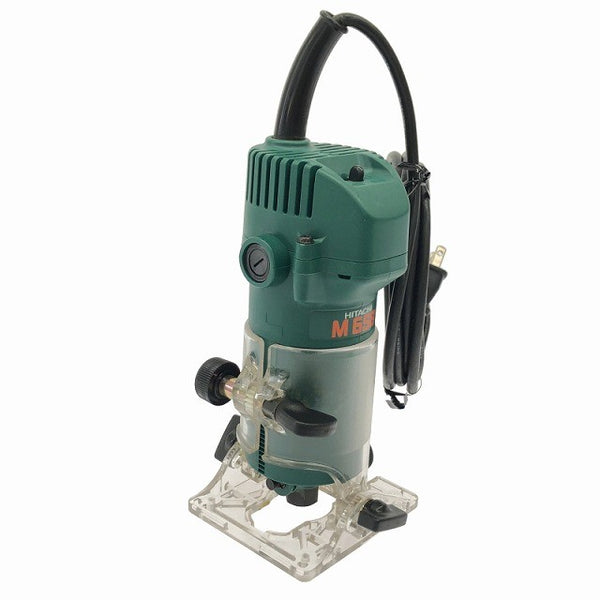 ☆中古比較的綺麗☆HITACIH 日立工機 100V トリマー M6SB コード式 木材加工 トリミング ルーター 穴あけ 切削 溝掘り 面取り131348 - 5