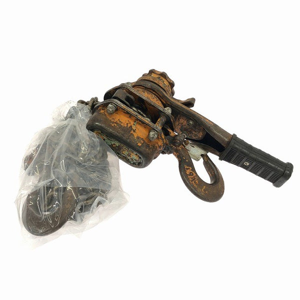 ☆中古品☆KITO キトー レバーブロック L5型 LB016 荷重1.6t/1.6トン 揚程1.5m レバーホイスト ガッチャ 荷締め127390 - 9