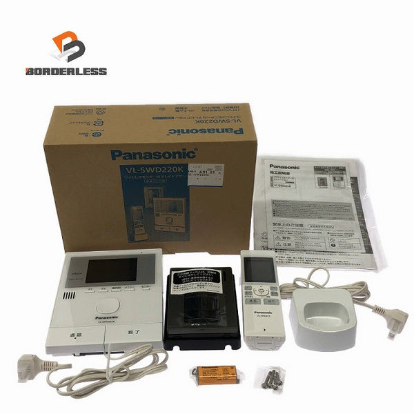 ☆未使用品☆Panasonic パナソニック ワイヤレスモニター付テレビドアホン VL-SWD220K 電源コード式132107 - 1