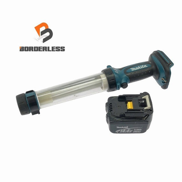 ☆中古品☆makita マキタ 14.4V/18V 充電式蛍光灯 ML184 バッテリ1個(14.4V3.0Ah)付 コードレス ワークライト 作業ライト 投光器 - 1