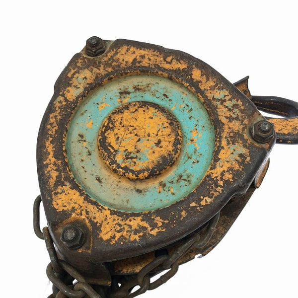 ☆中古品☆KITO キトー チェーンブロック 1 1/2TON 1.5TON/ton チェンブロ 荷物 高所 運送113445 - 9