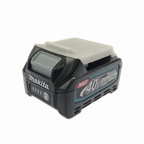 ☆中古美品☆ makita マキタ 40Vmax 2.5Ah 純正リチウムイオンバッテリー BL4025 LITHIUM-ION 蓄電池 雪/飛行機マーク - 0