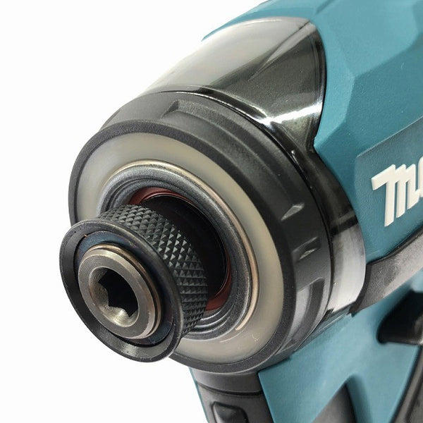 ☆未使用品☆makita マキタ 40Vmax 充電式インパクトドライバ TD005GRDX 青/ブルー バッテリ2個(18V 6.0Ah) 充電器 ケース付134937 - 8