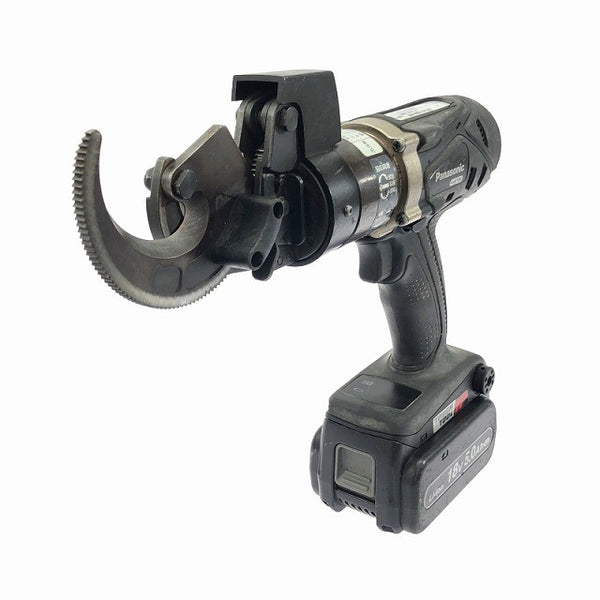 ☆中古品☆Panasonic パナソニック 18V 充電ケーブルカッター EZ45A7 バッテリ1個(18V 5.0Ah)充電器付 電気工事 コードレス 切断137130 - 2