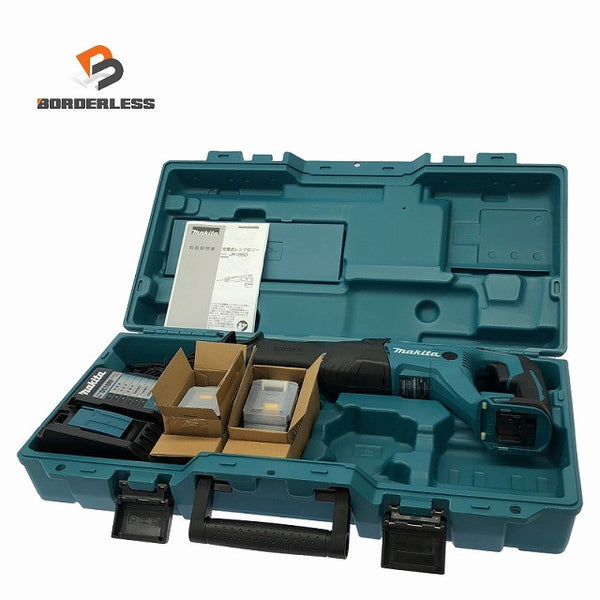 ☆未使用品☆makita マキタ 18V 充電式レシプロソー JR186DRGX バッテリ2個(6.0Ah) 充電器 ケース付 コードレス セーバソー132177 - 1