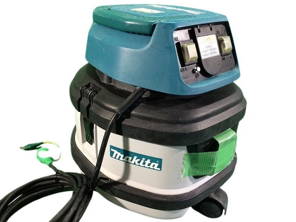 ☆中古品セット☆makita マキタ 100V 125mm 防じんマルノコ 5205FX 乾湿両用 集じん機 481 ホース＋パイプ＋ノズル付 工具連動 - 4