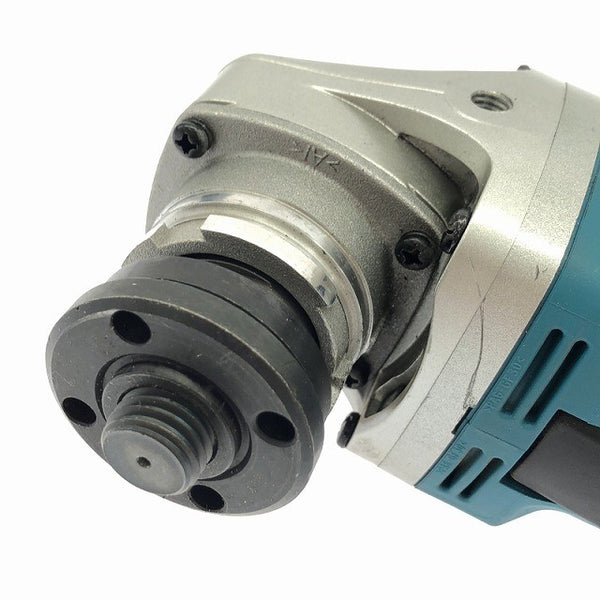 ☆中古美品☆ makita マキタ 18V 125mm 充電式ディスクグラインダー GA518D 青/ブルー 本体+パーツ129778 - 6
