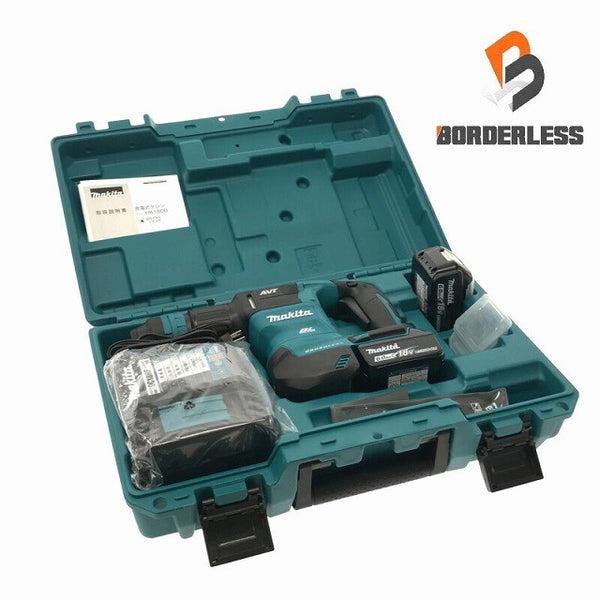 ☆未使用品☆makita マキタ 18V 充電式ケレン HK180DRGX バッテリー2個(18V 6.0Ah) 充電器 ケース付 コードレス 剥離 剥がし125118 - 2