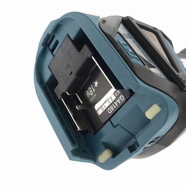 ☆未使用品☆ makita マキタ 18V 100mm 充電式ディスクグラインダー GA418DZ 青/ブルー 本体+パーツ129500 - 9
