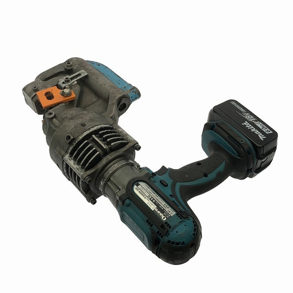 ☆中古品☆ OGURA オグラ 18V コードレス油圧式パンチャー N209WDS 青/ブルー バッテリー1個(6.0Ah)+パーツ+ケース 切断 鉄工 - 7
