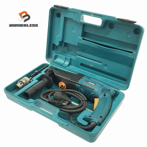 ☆中古品☆makita マキタ 100V 24mm ハンマドリル HR2410 ケース付 SDSプラス コード式 ハンマードリル 穴あけ 穿孔135555 - 1