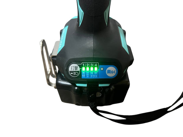 ☆未使用 限定色☆makita マキタ 18V 充電式インパクトドライバ TD173DGXTB ターコイズブルー バッテリ2個(6.0Ah) 充電器 ケース付134704 - 8