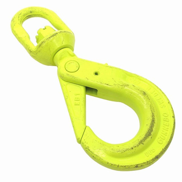 ☆美品4本セット☆MARTEC マーテック スイベルフック BKL-13-10 5.3ton ラッチロック ロッキングフック チェーンスリング用 吊り具117321 - 3