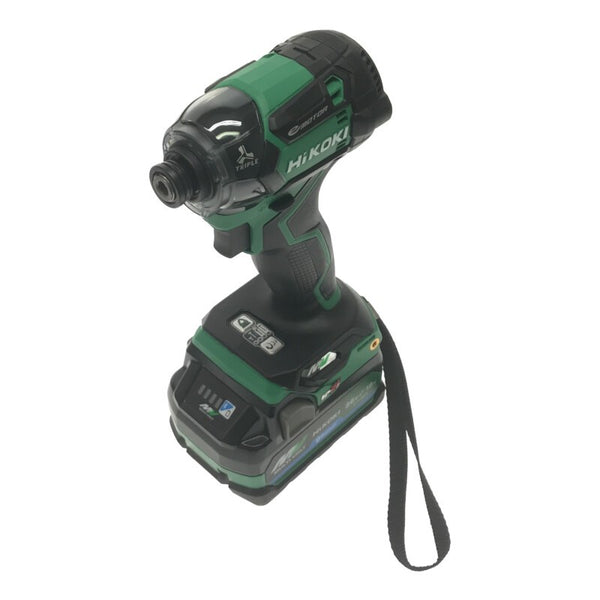 ☆未使用品☆HiKOKI ハイコーキ 36V コードレスインパクトドライバー WH36DC(2XPSZ) アグレッシブグリーン フルセット117287 - 4
