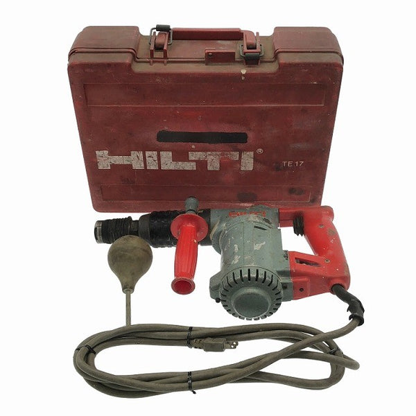 ☆中古品☆HILTI ヒルティ 100V ハンマードリル TE17 ケース付 コード式 ハンマドリル 穴あけ 穿孔117711 - 3