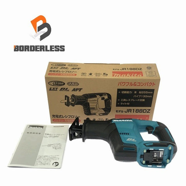 ☆未使用品☆makita マキタ 18V 充電式レシプロソー JR188DZ 本体のみ コードレス セーバソー セーバーソー 電気のこぎり119858 - 1