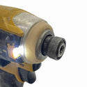 ☆中古品☆makita マキタ 18V 充電式インパクトドライバー TD172D 黄 バッテリ2個(18V6.0Ah) 充電器 ケース付 コードレス118952 - 8